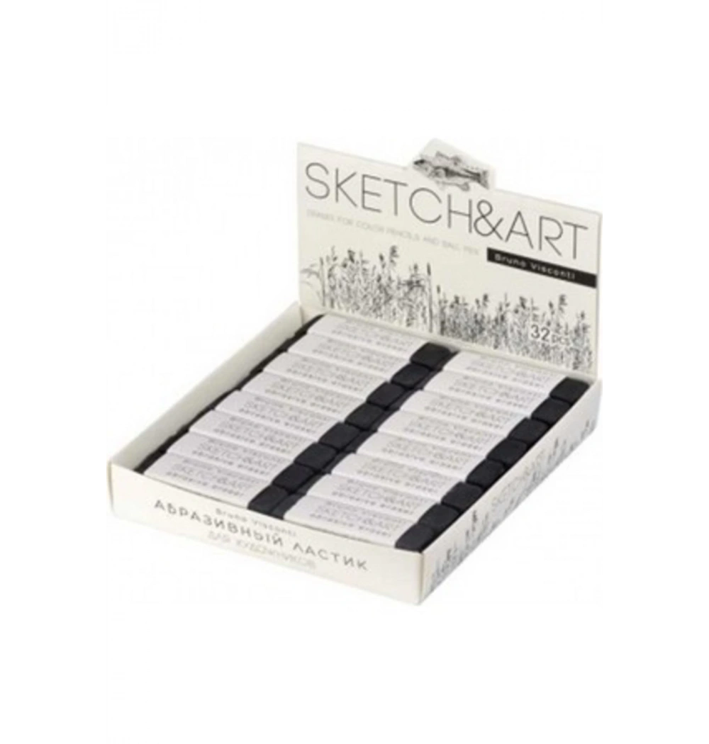 Bruno Visconti Silgi 42-0043 Sanatsal Aşındırıcı Silgi Sketch&Art Display-