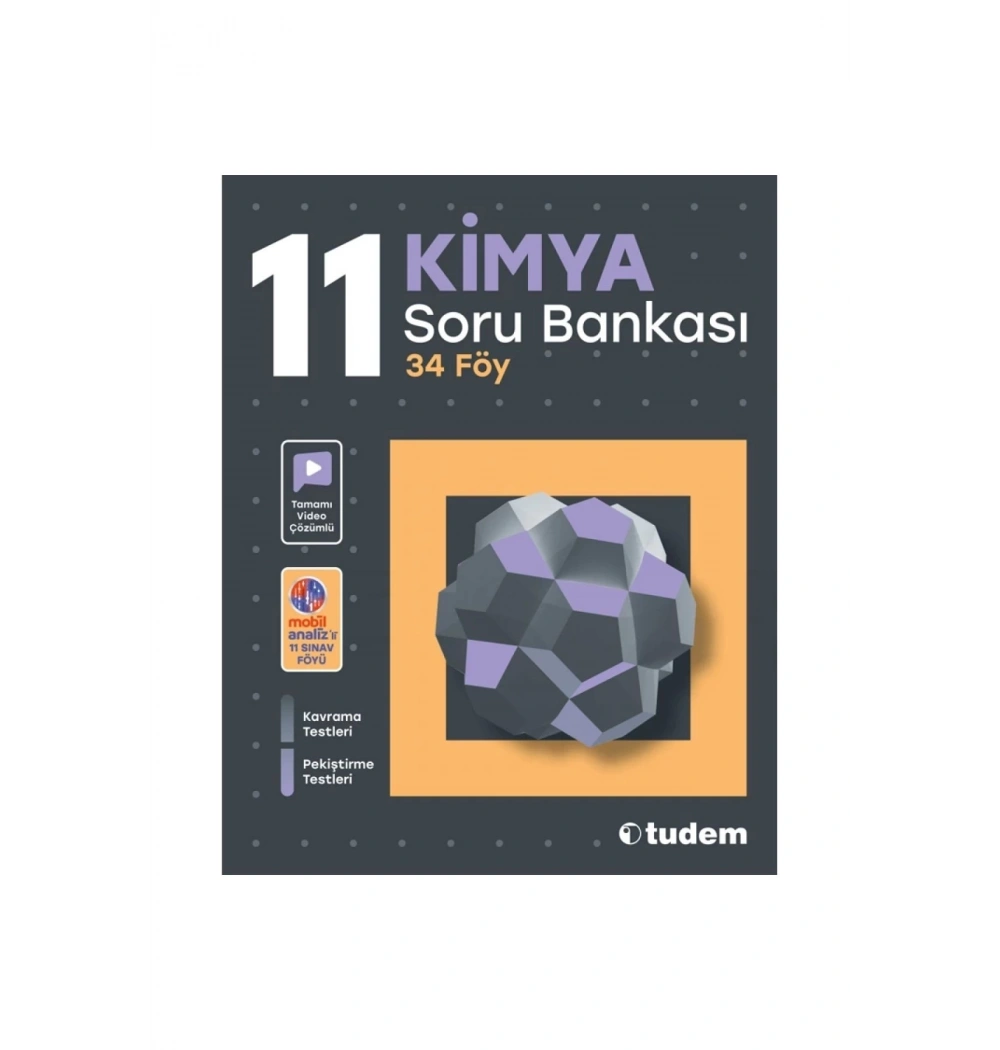 Tudem 11.Sınıf Kimya Soru Bankası 34 Föy