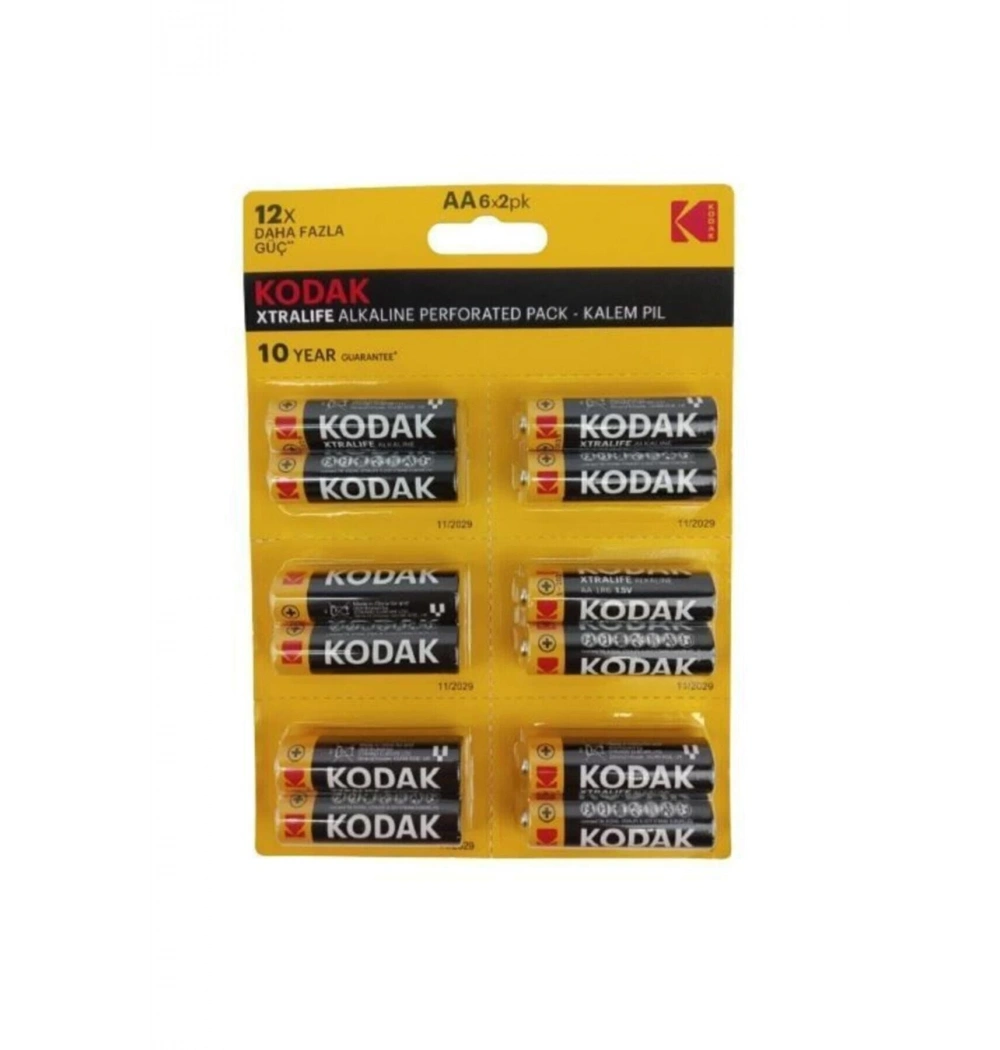 Kodak.Kaa-2/6.Xtralıfe.2Li Ayrılabilir Kartela.Kalem Pil.(30418462)