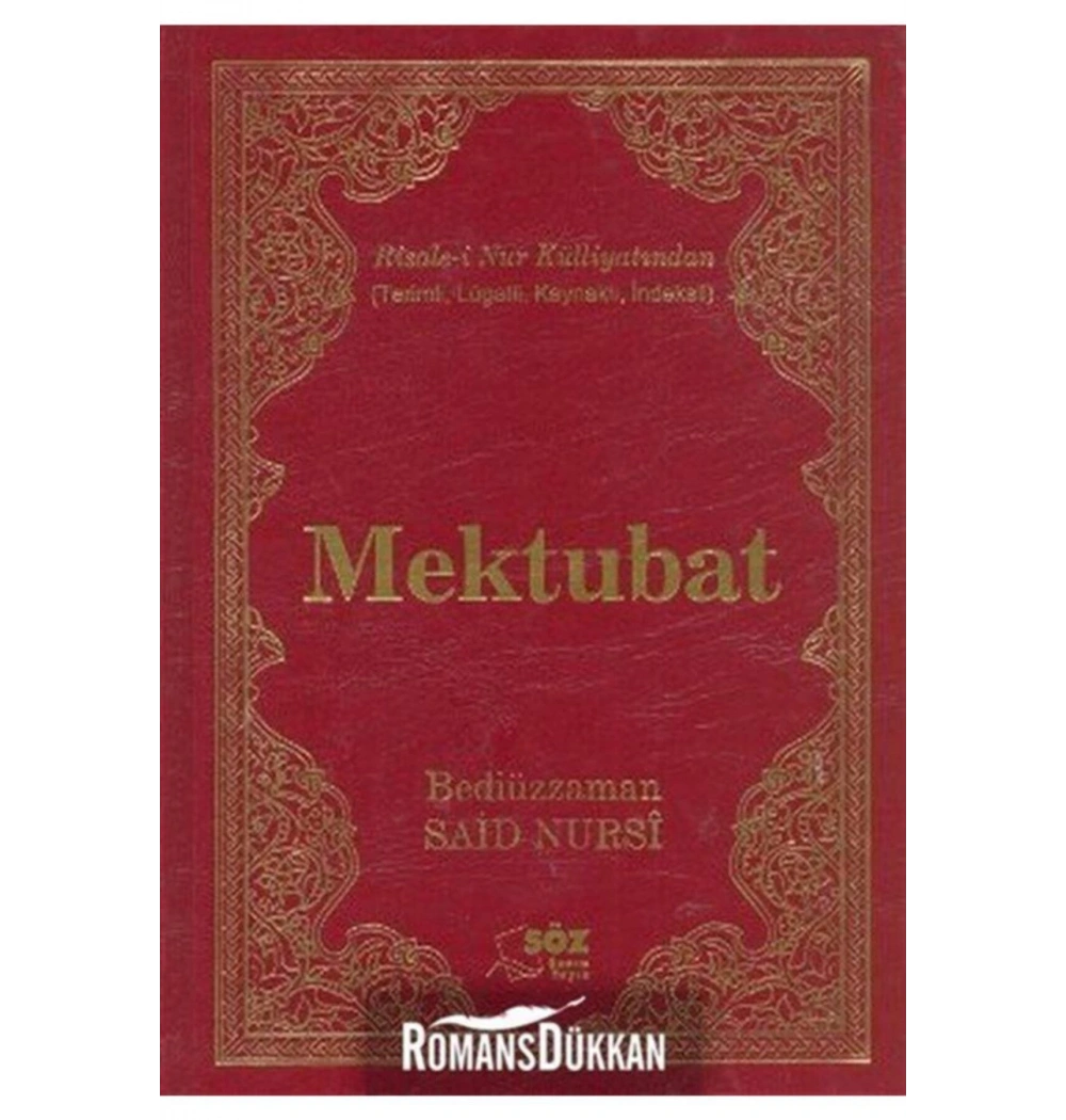 Mektubat  Büyük Boy Söz Basım