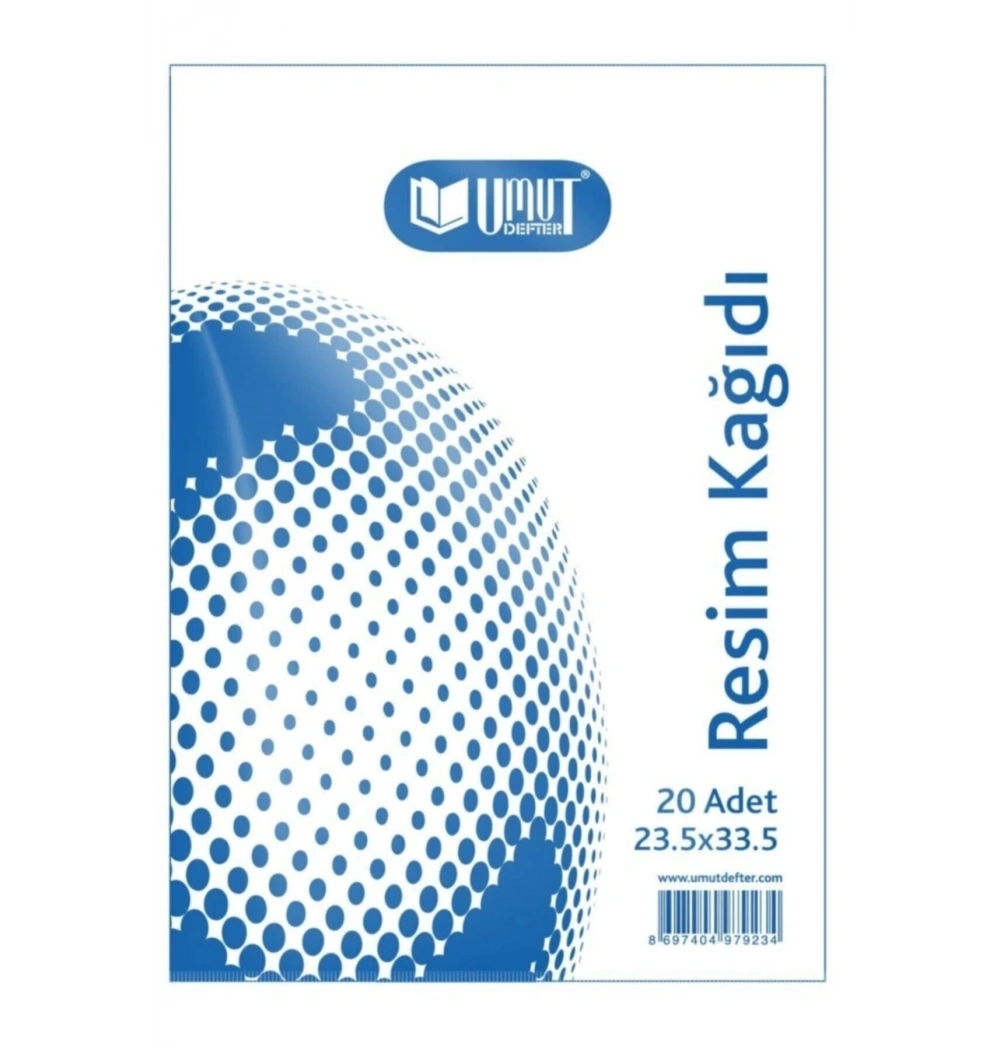 Umut Resim Kağıdı 24,50*33,50 20Lu Poşet 110 Gr.