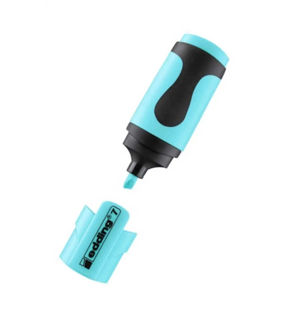 Edding Mini Fosforlu Kalem Pastel Mavi