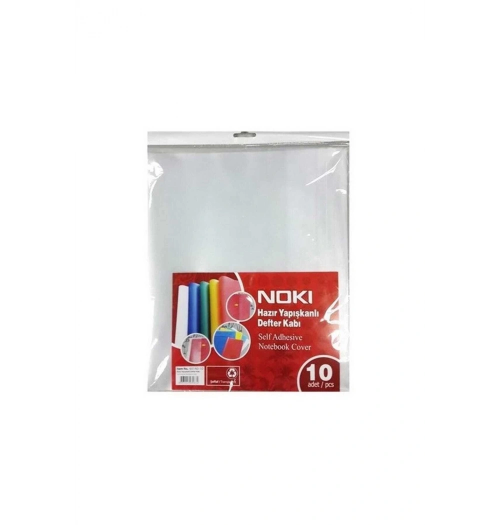 Noki Hazır Yapışkanlı Defter Kabı A5 10Lu Şeffafkod: 60165-10