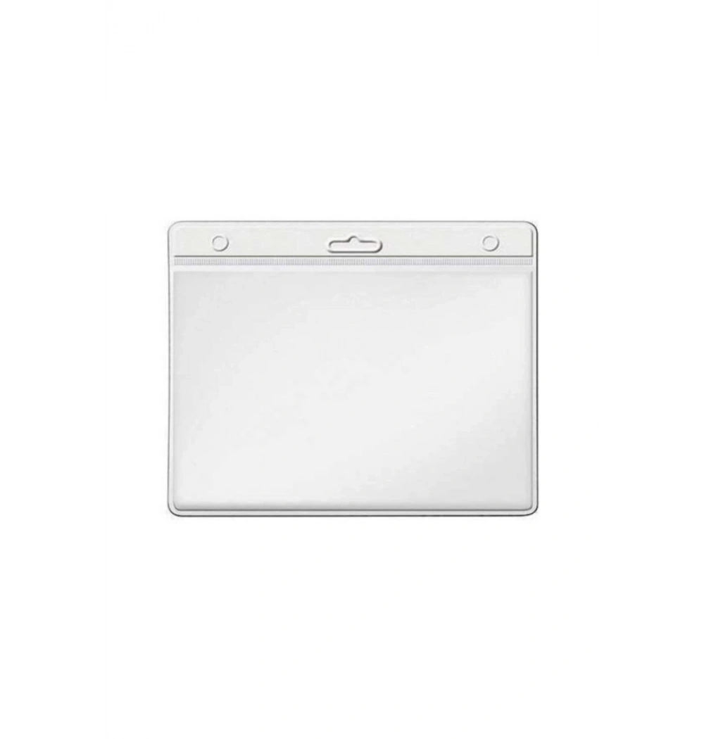 Persona Şeffaf Yaka Kartı Poşeti Takviyeli 9.3X6.3 Cm Qn-001