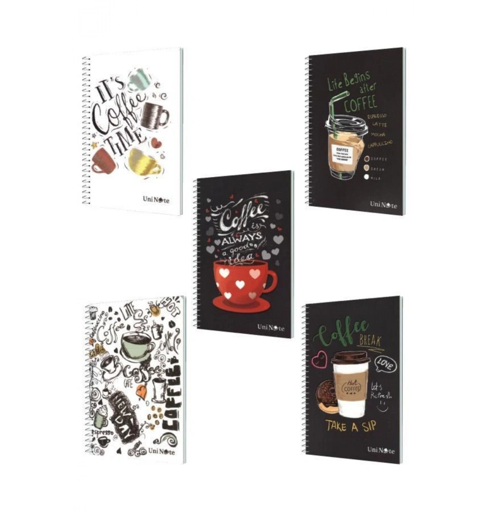 Çınar Unı Note Coffee Notebook A6 60 Yp Çizgili Not Defteri 32028