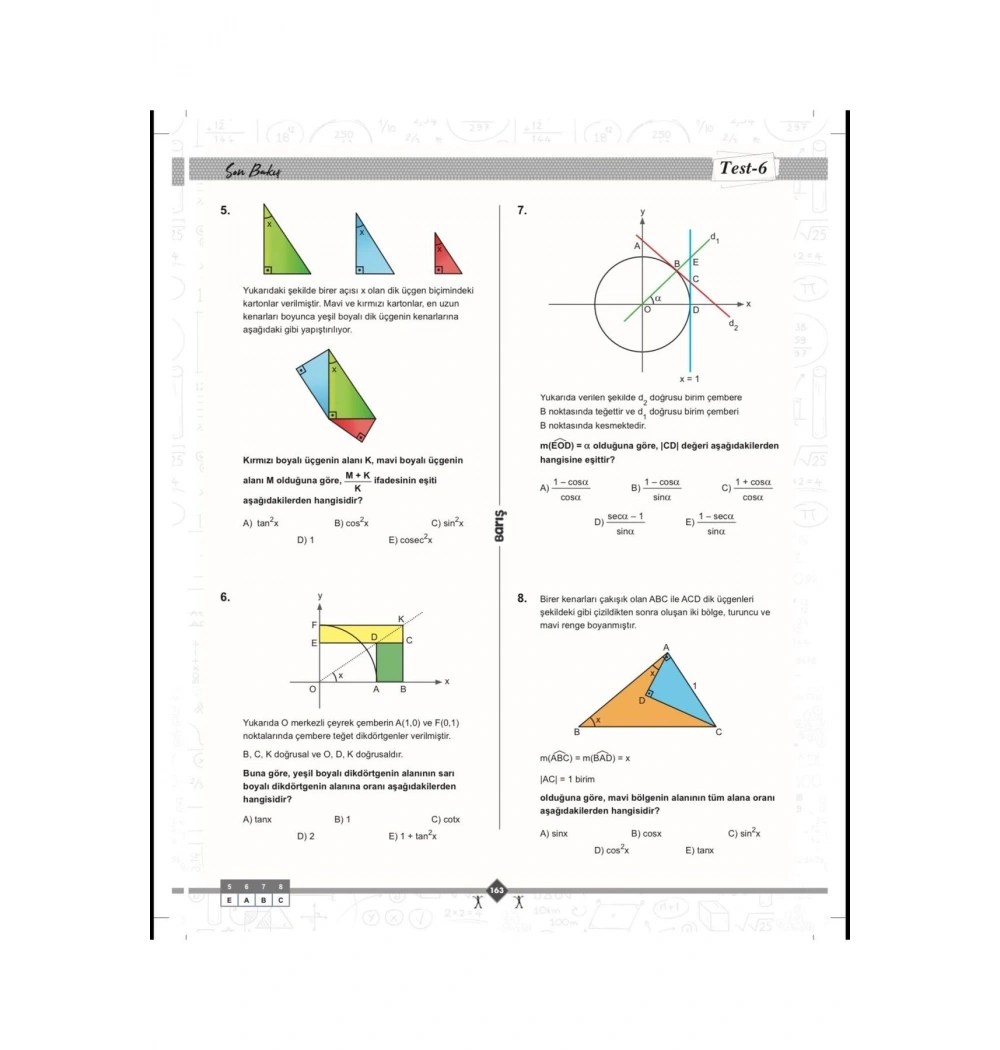 Ayt Trigonometri Matematik Fasikülleri Barış Yayın