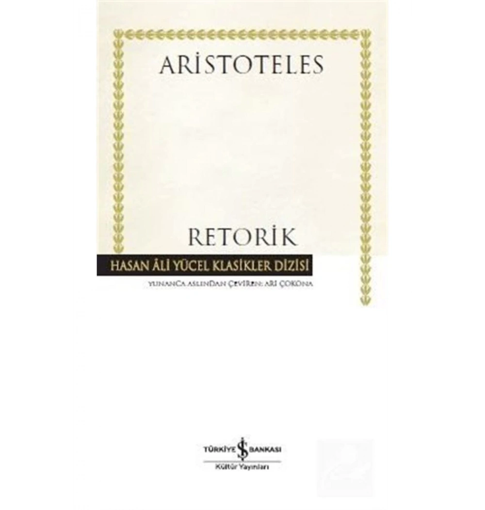 Retorik  Aristoteles  İş Bankası