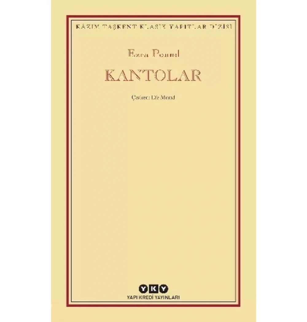 Kantolar Ezra Pound Yapıkredi