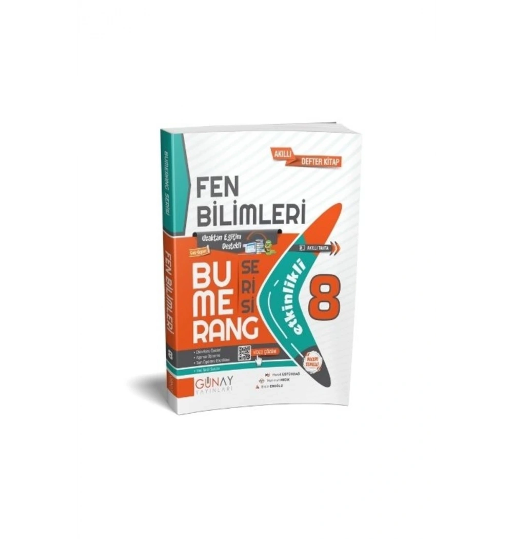 Günay 8.Sınıf Fen Bilimler Akıllı Defter Kitap