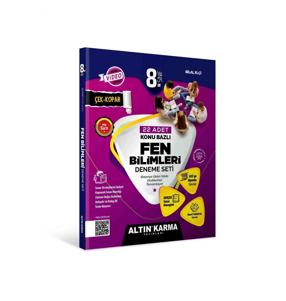8. Sınıf 2025 Lgs 22 Adet Konu Bazli Fen Bi̇Li̇Mleri̇ Deneme Seti̇ Altinkarma