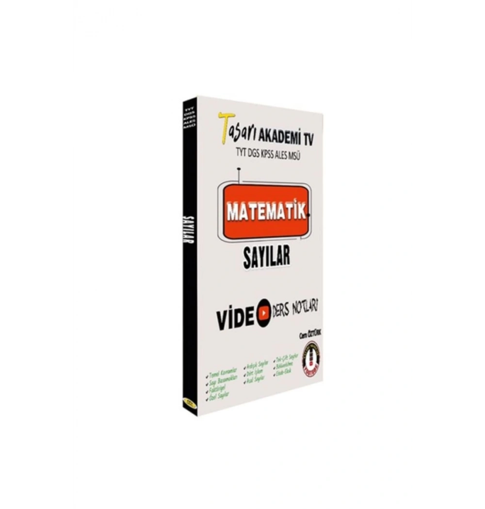 Tasarı Tyt Dgs Kpss Ales Msü Matematik Sayılar Video Ders Notları