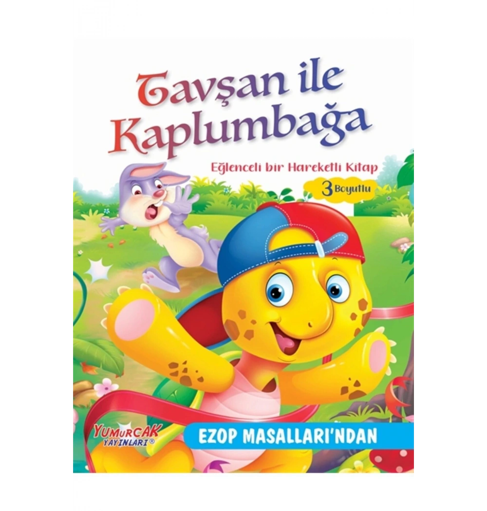 Tavşan İle Kaplumbağa 3 Boyutlu Kitap Yumurcak Yayın