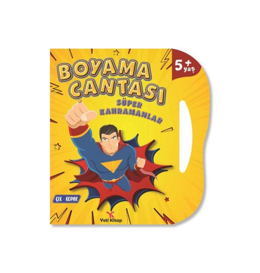 Boyama Çantası Süper Kahramanlar 4+Yaş  Yetikitap