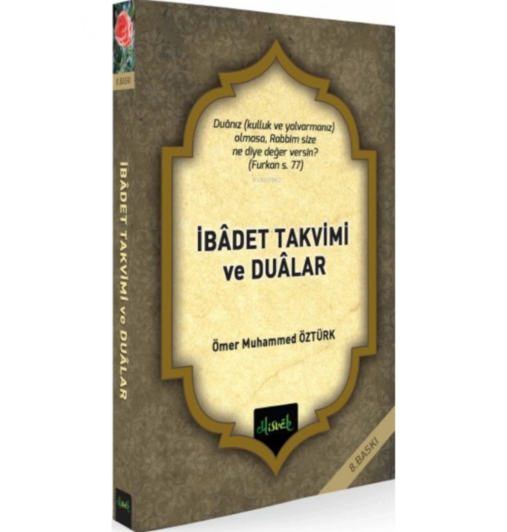 İbadet Takvimi Ve Dualar Cep Boy Misvak Neşriyat