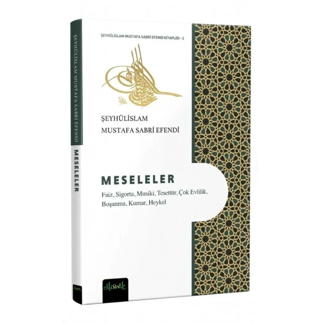 Şeyhülislam Mustafa Sabri Efendi Seti 3 Kitap Misvak Neşriyat
