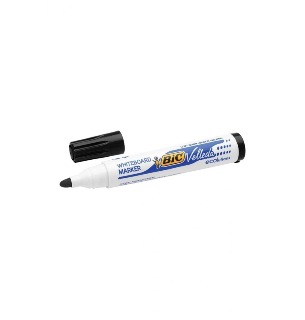 Bic Velleda 1701 Eco Tahta Kalemi Yuvarlak Uç Siyah 904937