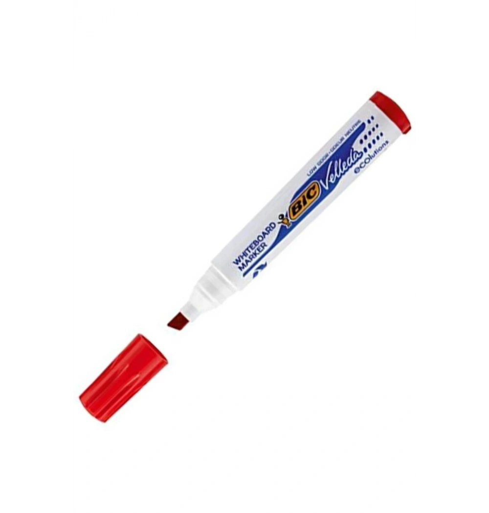Bic Velleda 1751 Tahta Kalemi Kesik Uç Kırmızı Kod: 904948