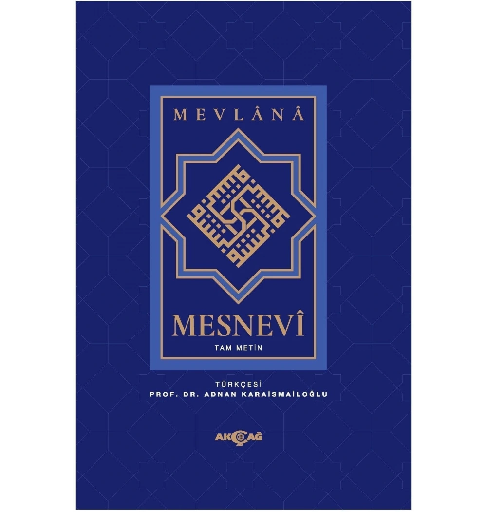 Mesnevi Mevlana Tam Metin Tek Cilt Akçağ