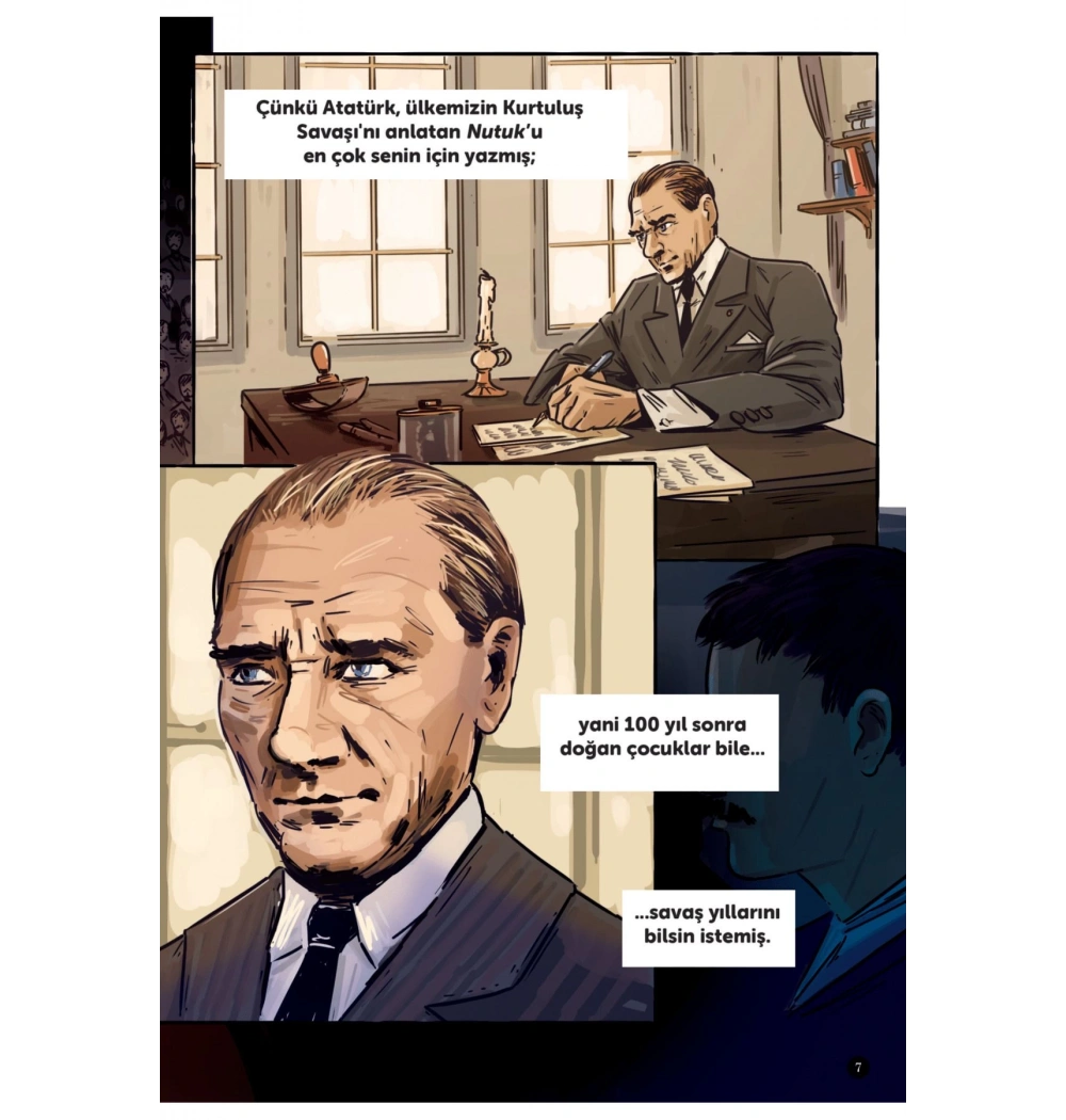 Geleceğimize Nutuk Mkemal atatürk Çizgi Roman