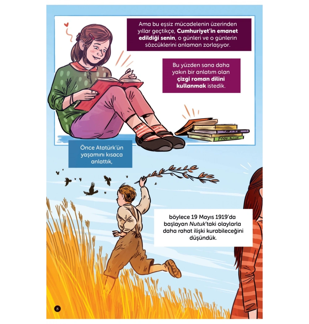 Geleceğimize Nutuk Mkemal atatürk Çizgi Roman