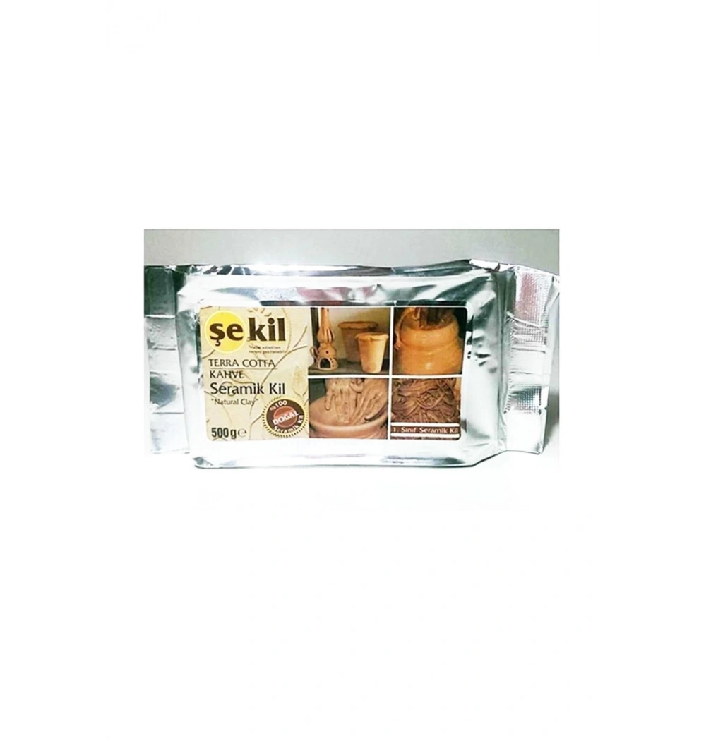 Şekil Kil Seramik Hamuru 500Gr Kahve