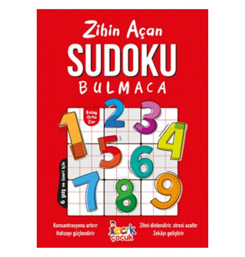 Zihin Açan Sudoku Bulmaca 6+Yaş Bıcırık