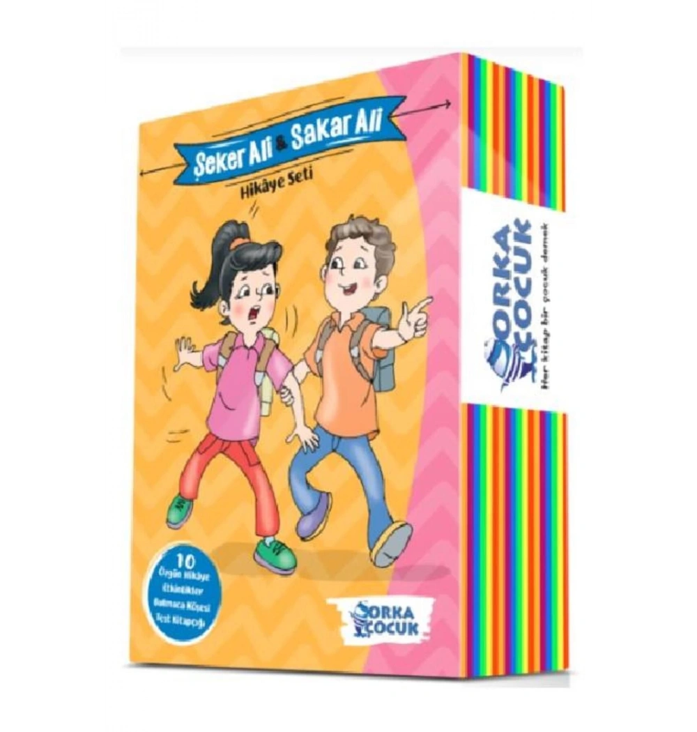 Şeker Ali Sakar Ali 4.Sınıflara Hikaye Seti 10 Kitap Orka Çocuk