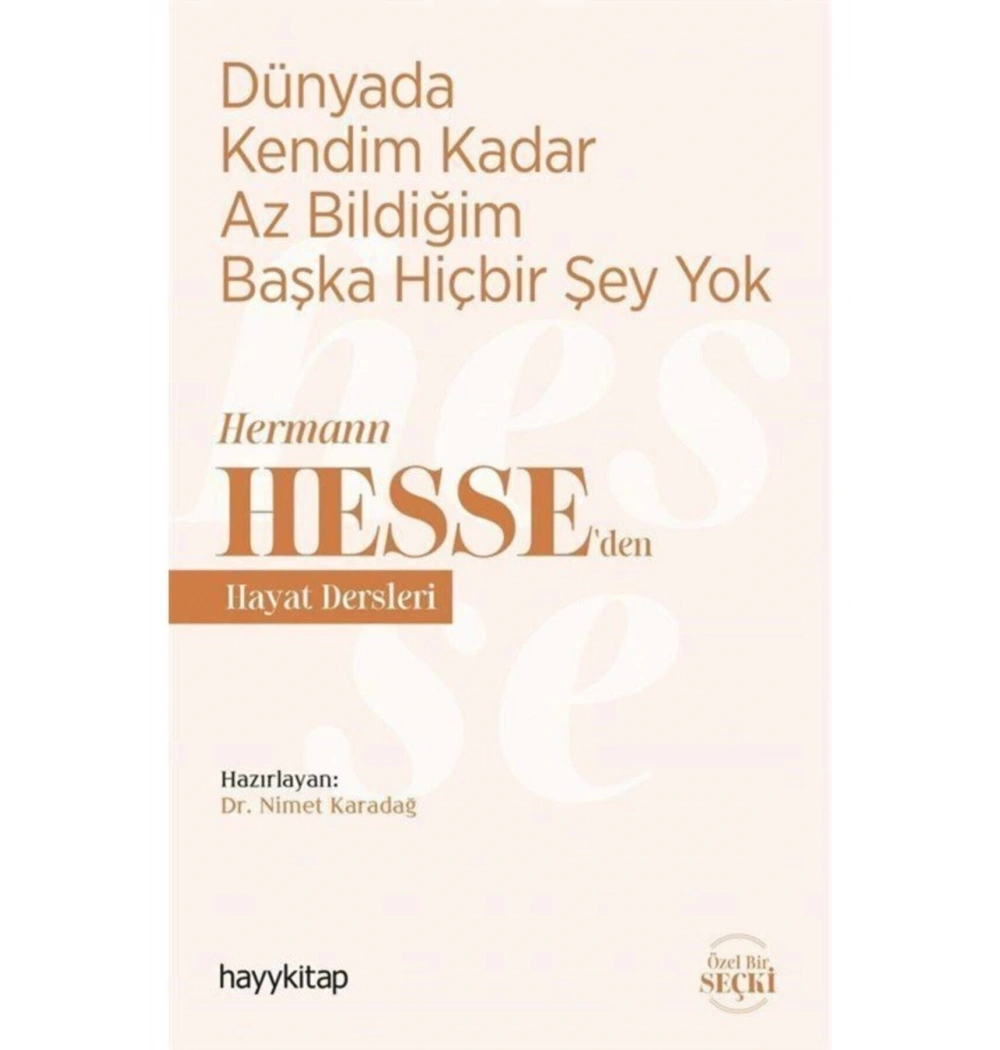 Herman Hesseden Hayat Dersleri Hayykitap