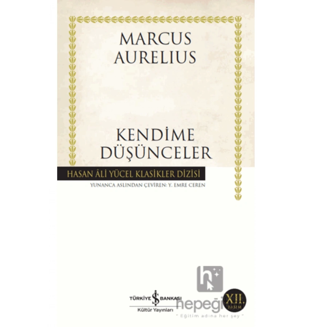 Kendime Düşünceler Marcus Aurelıus İş Bankası