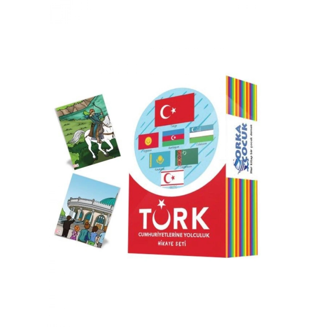 Türk Cumhuriyetlerine Yolculuk 4.Sınıflara Hikaye Seti 10 Kitap Orka Çocuk