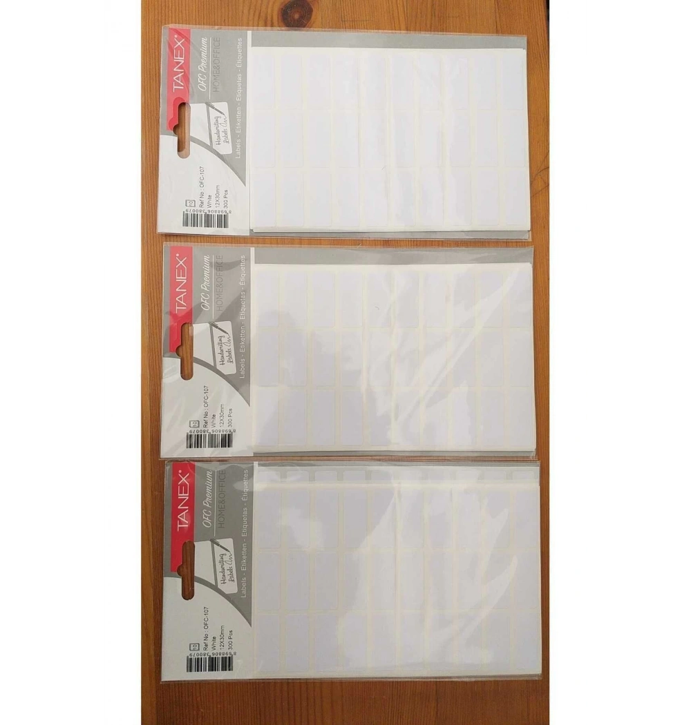 Tanex Ofc-107 Beyaz Ofis Etiketi