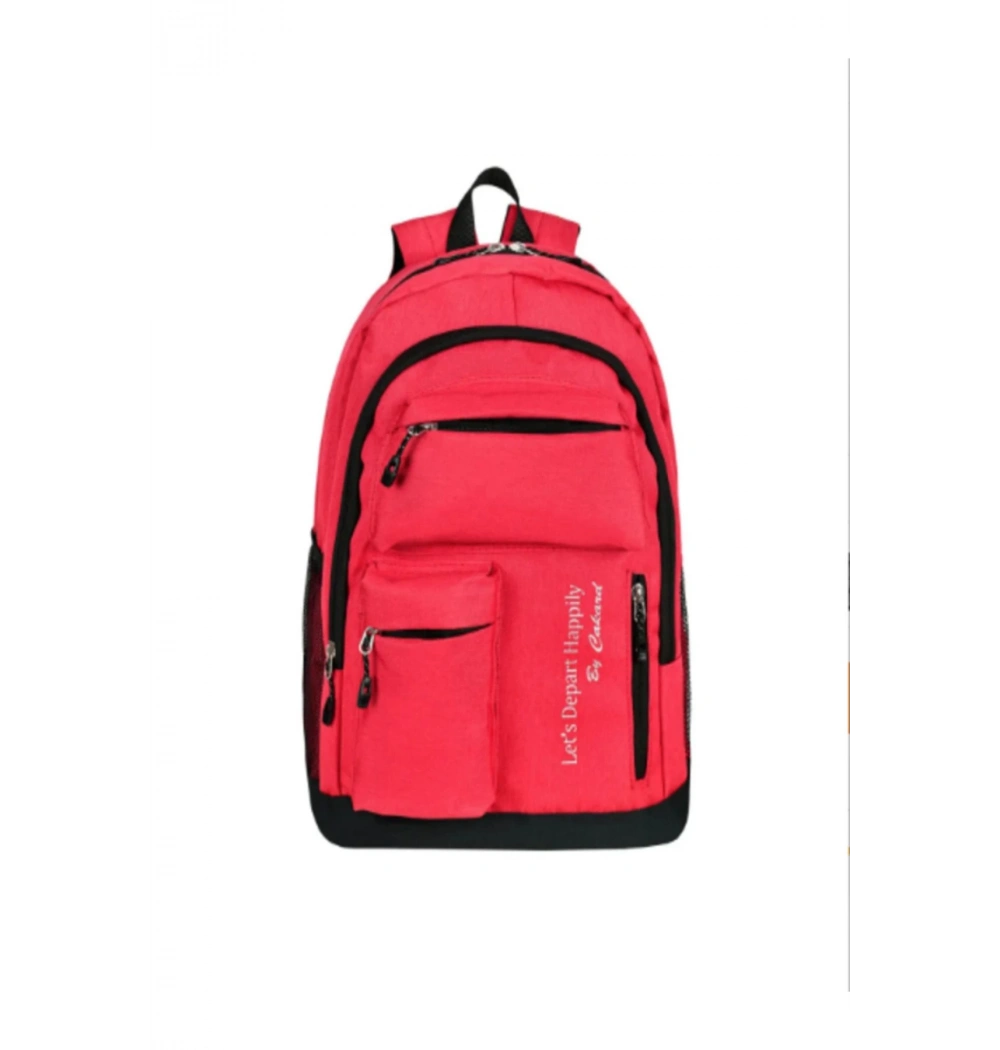 Cakard Çok Gözlü Sırt Çantası Fuşya 20101