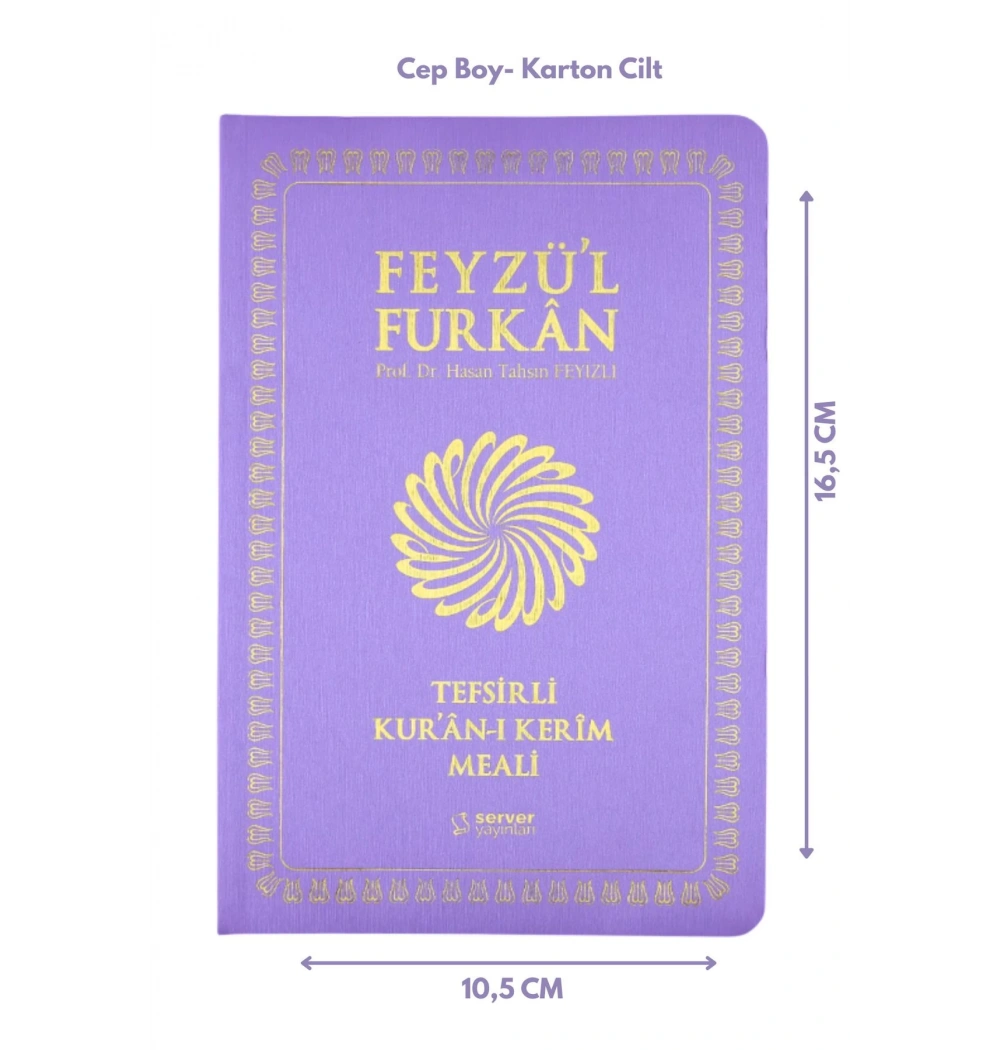 Feyzül Furkan Tefsirli Meal Sempatik Boy İnce Cilt Metinsiz