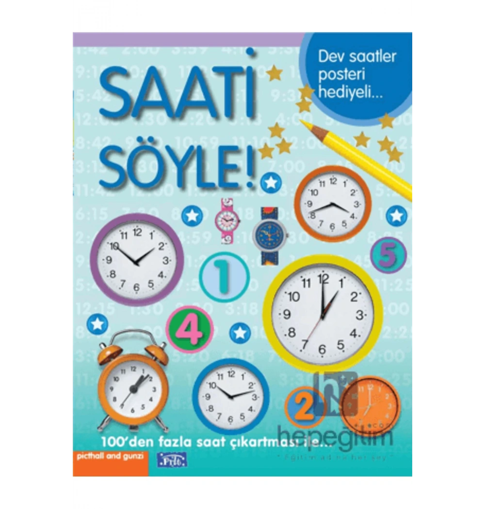 Saati Söyle Çikartmali Parıltı