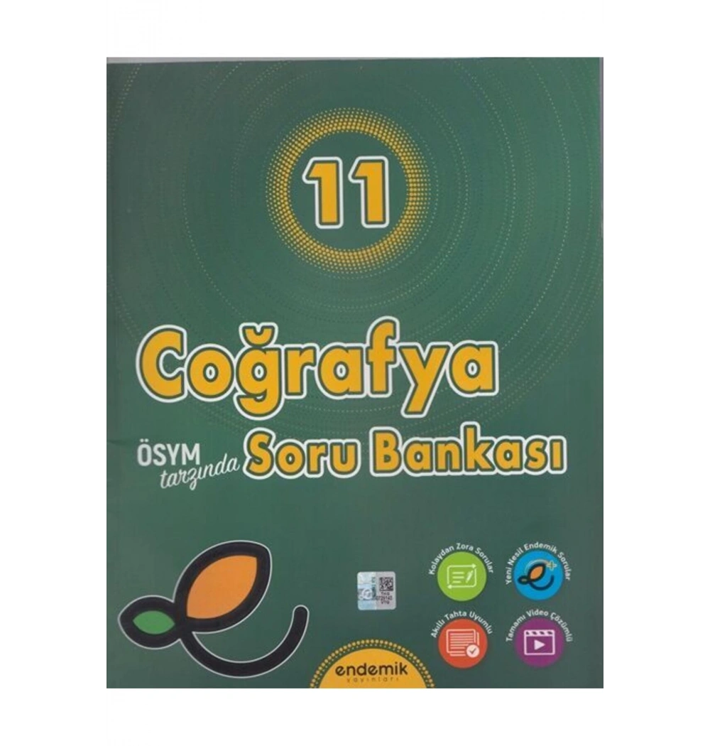 Endemik 11.Sınıf Coğrafya Soru Bankası