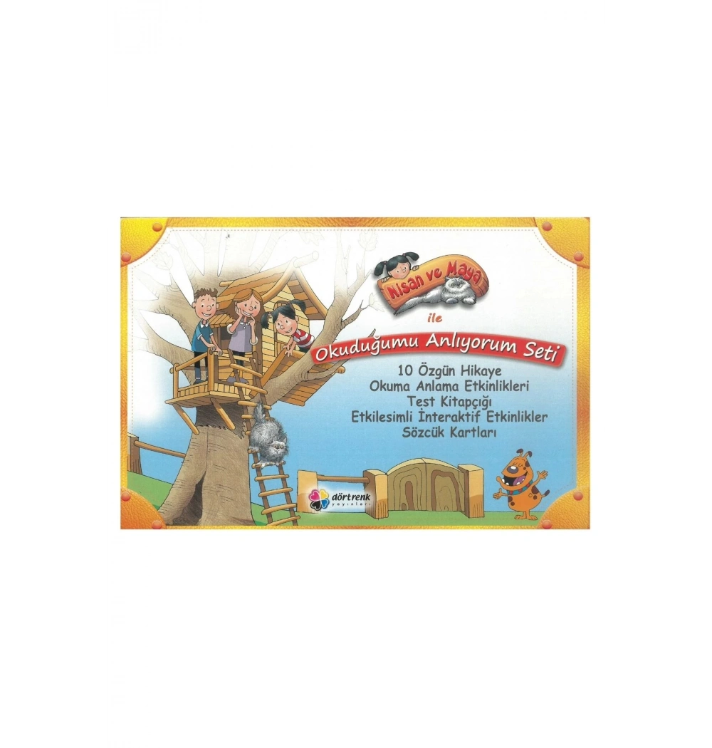 Nisan Ve Maya İle Okuduğumu Anlıyorum 10 Kitap 2.Sınıflara Hikaye Dörtrenk