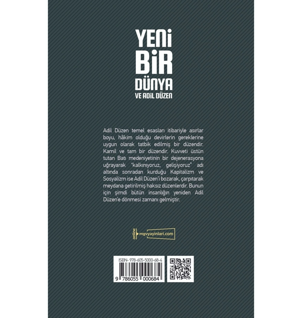 Yeni Bir Dünya Ve Adil Düzen Necmettin Erbakan Mgv