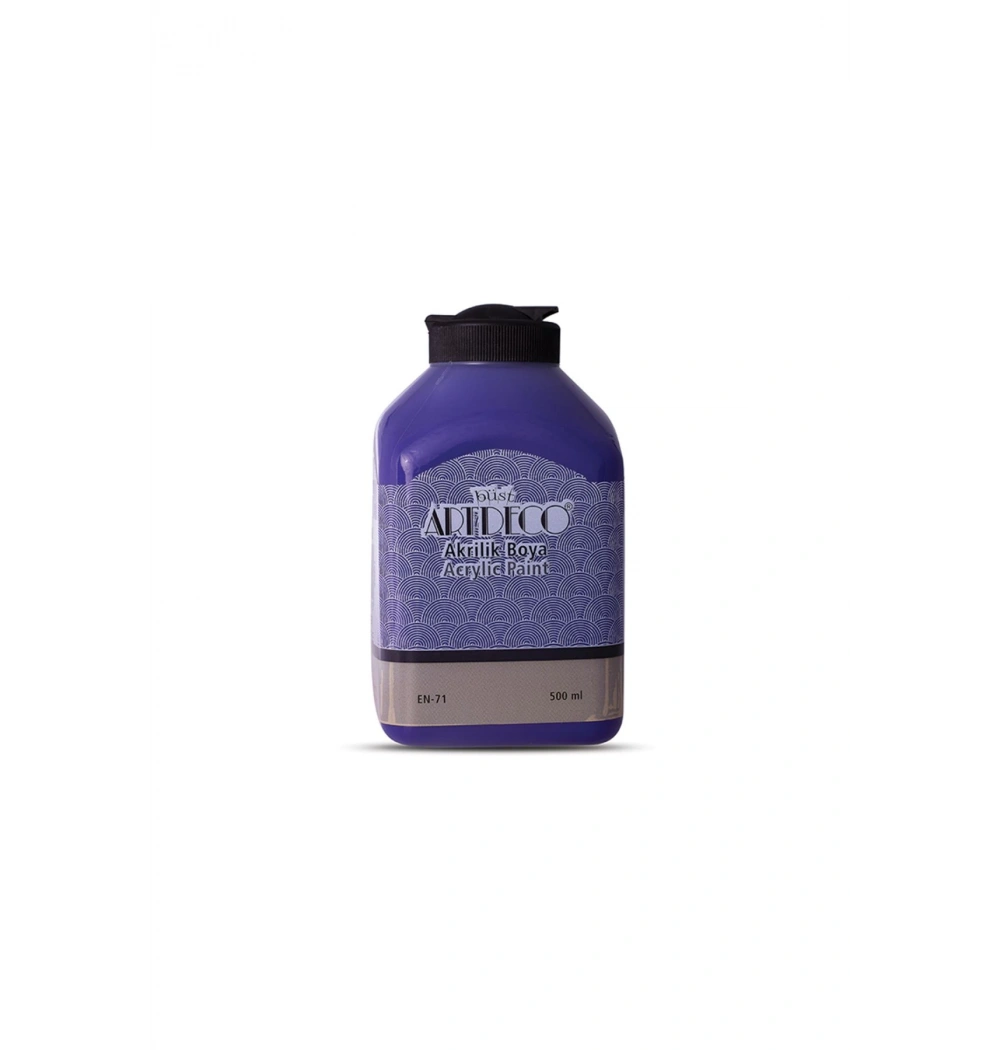 Lisans Artdeco Akrilik Boya 500 Ml Koyu Mor Lv-Y-070L-3048