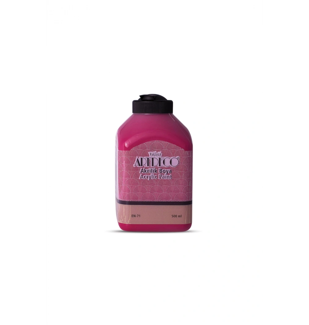 Lisans Artdeco Akrilik Boya 500 Ml Magenta Lv-Y-070L-3042