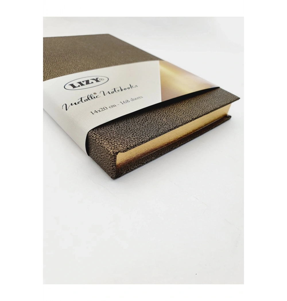 Liz Caldera Defter 14X20 Yaldızlı 168Yp Çizgili 70Gr