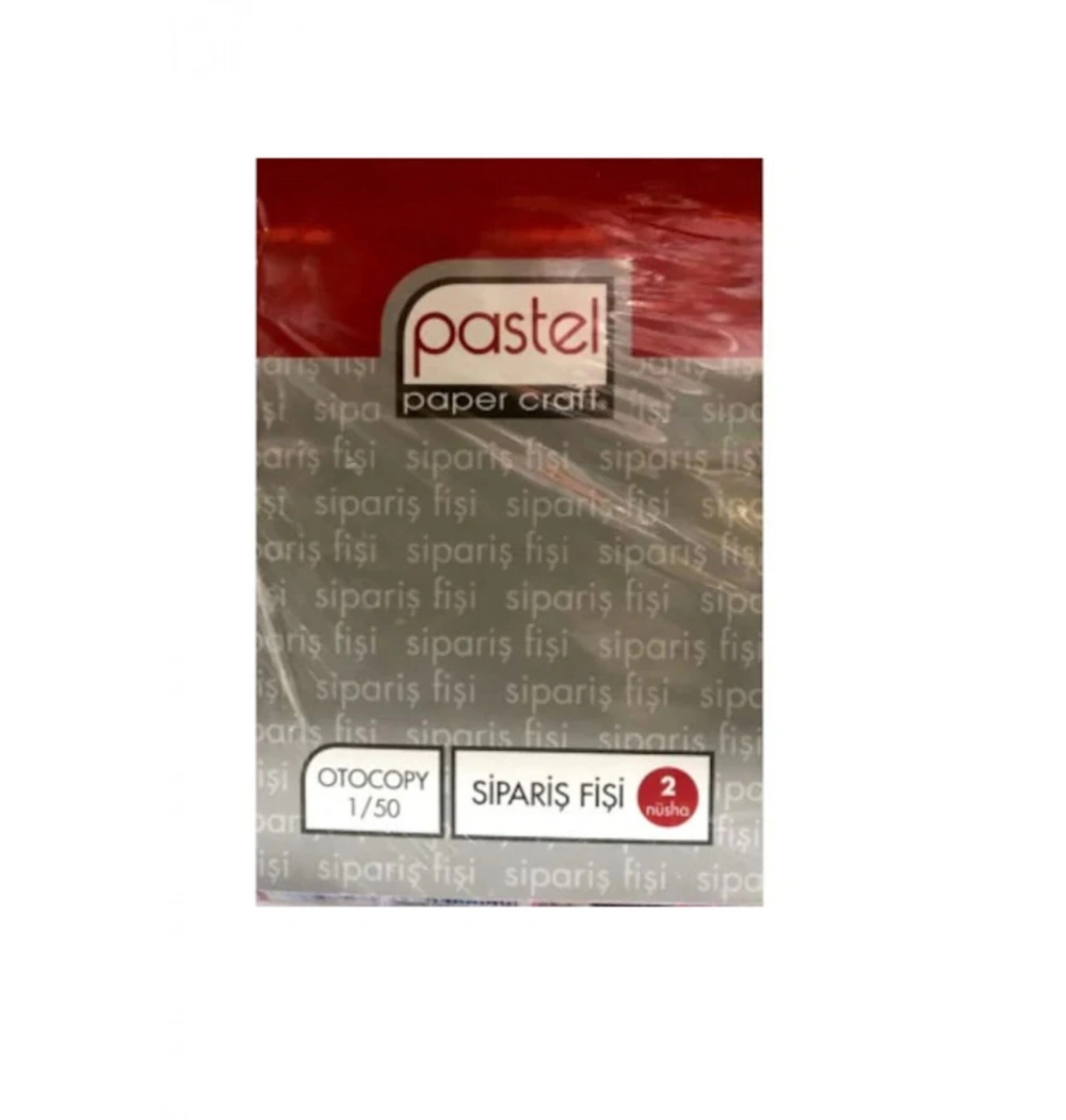 Pastel Sipariş Fişi 2n Otokopili Mini 1/50
