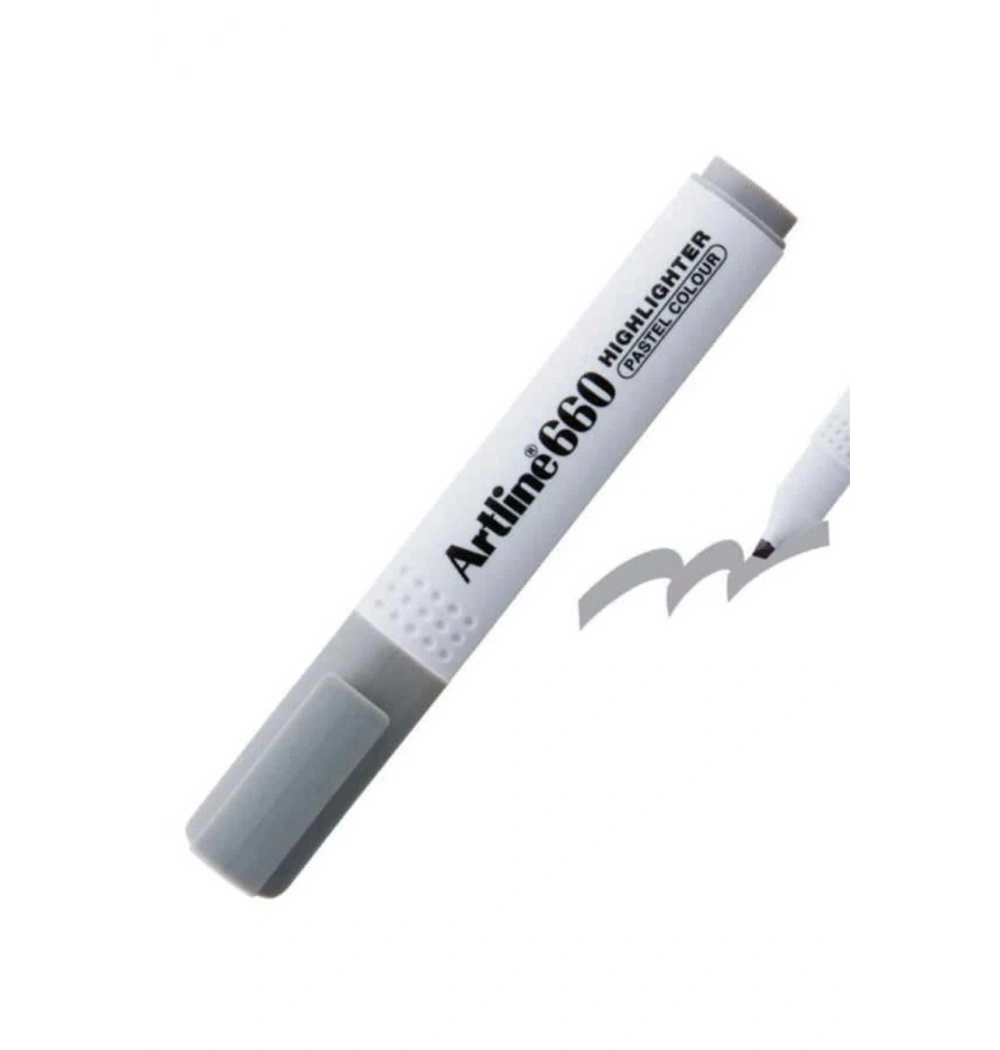 Artlıne Ek-660N Fosforlu Kalem Pastel Gri