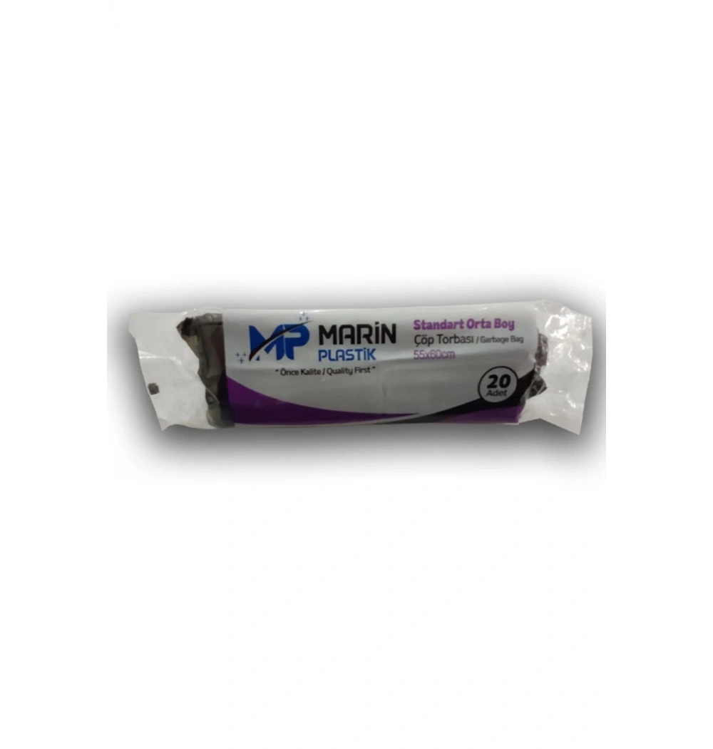 Marin Çöp Poşeti Orta Boy 55*60  20 Li