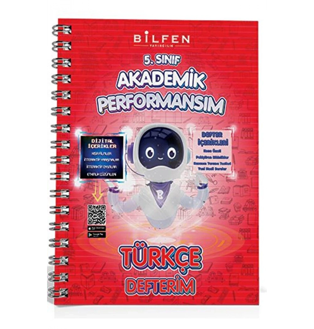 Bilfen 5.Sınıf Türkçe Akademik Performansım Defterim