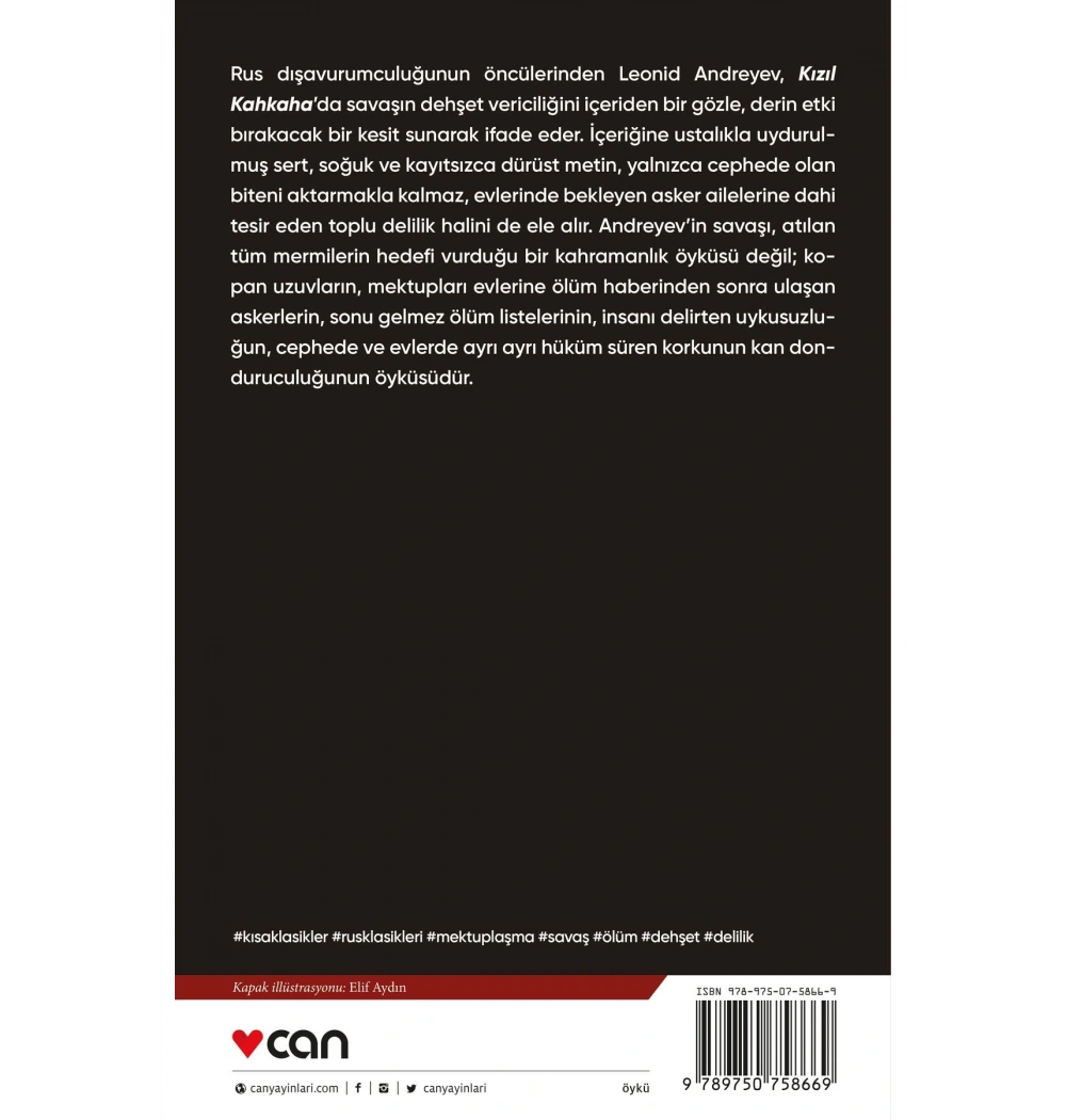 Kızıl Kahkaha Leonid Andreyev Can Yayın