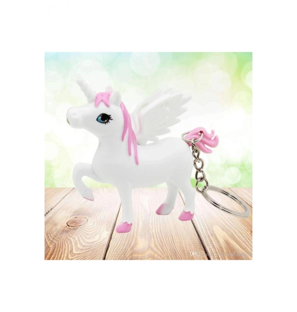 Unıcorn Pegasus Işıklı Sesli Anahtarlık Kzl-1909080