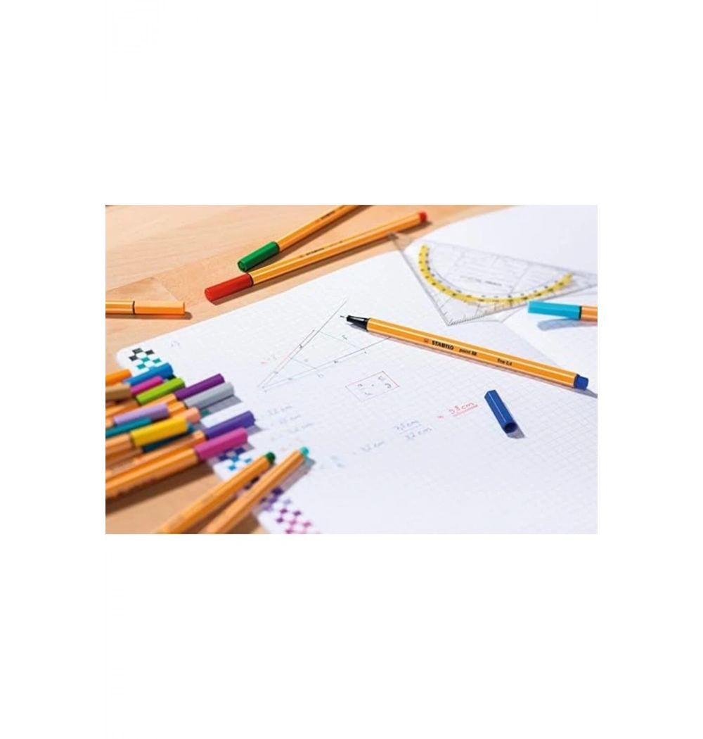 Stabılo Point Keçeli Kalem Kırmızı 88-40