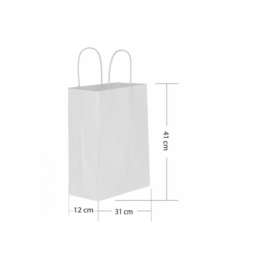 Kika Büküm Saplı Çanta 31X12X41 Kraft