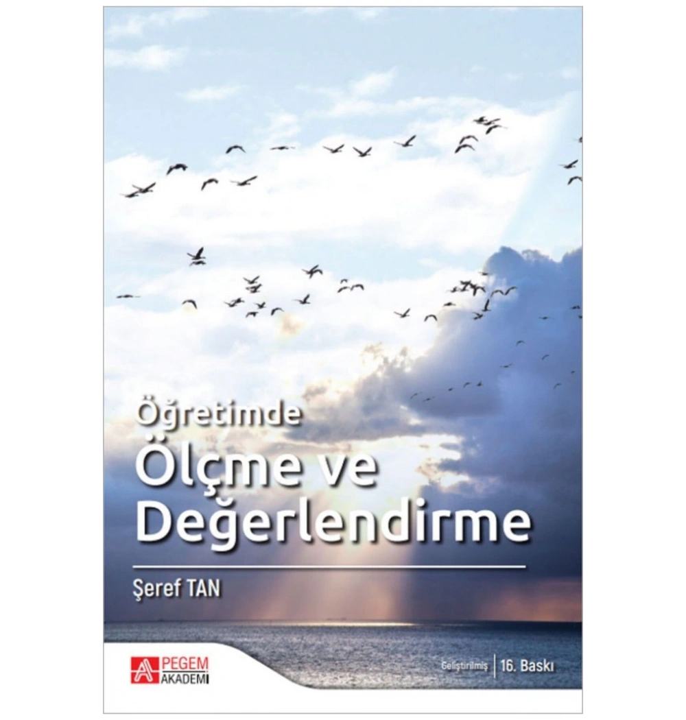 Pegem Öğretimde Ölçme Ve Değerlendirme Şeref Tan