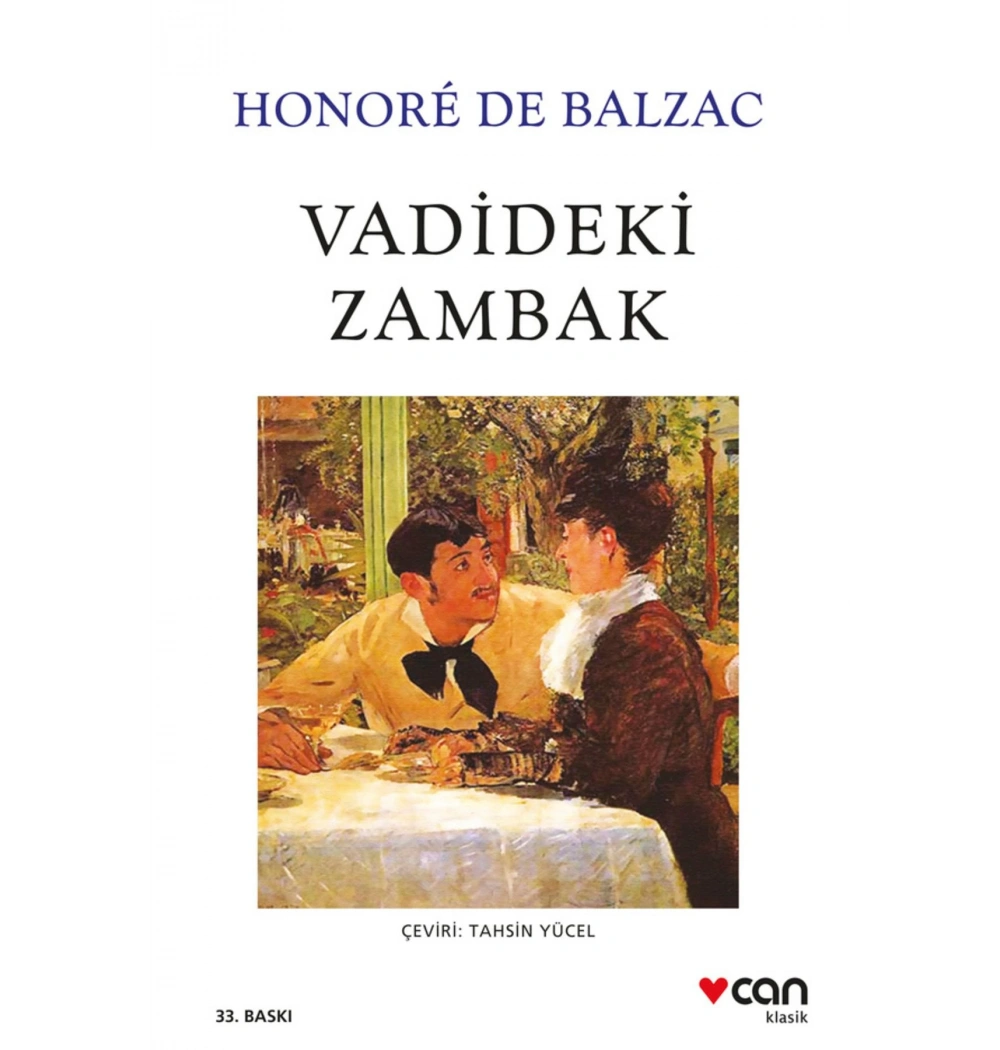 Vadideki Zambak Honore De Balzac Can Yayınları